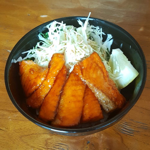 Teriyaki Salmon Don